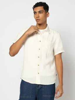 GAP - Off White Men's Slim Fit Shirt