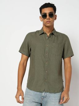 GAP - Olive Men's Slim Fit Shirt