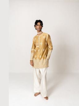 WABI SABI by Anshum-Ritesh - Ornate Base Gold Thread Work Kurta with Pant