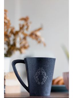 Agro Composites - Stone Black English Coffee Mug - Set Of 7