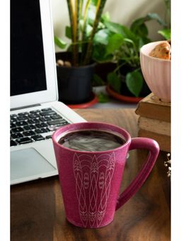 Agro Composites - Bubble Gum Pink Tribal Coffee Mug - Set Of 3