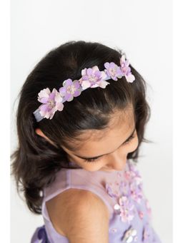 A Little Fable - Lavender 3D Flower Hair Band