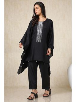 Soch - Women Black Sequined Co-Ord (Set of 2)