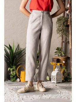 CANOOPI - Pebbled Creek Formal Trouser - Grey