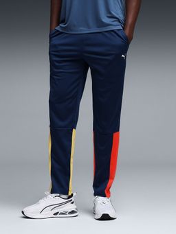 Puma - Blue Active Men Training Colorblock Track Pant