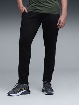 Puma - Black Train All Day Men Sweat-Wicking Knit Track Pant
