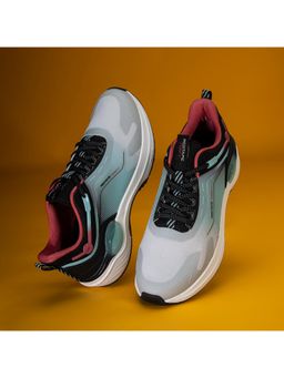 Red Tape - Men Textured Blue and Black Athleisure Walking Shoes