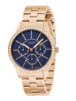 Strand by Obaku - Lana Blue Dial Multifunction Watch For Women (S707LMVLSV)