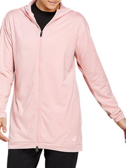 ASICS - W Thermopolis Fleece Fz Peach Womens Hoodies