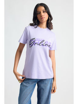 FREAKINS - Lilac Online/Offline T-Shirt