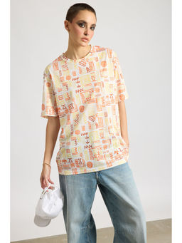 FREAKINS - Aop Women's T-Shirt - Kinetic Kaleidoscope