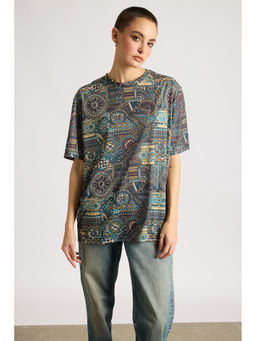 FREAKINS - Aop Women's T-Shirt - Artsy Motifs