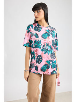 FREAKINS - Aop Women's T-Shirt - Green/Pink