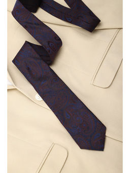 Louis Philippe - Men Navy Embroidered Tie