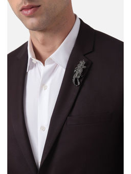 Van Heusen - Men Black Lapel Brooch