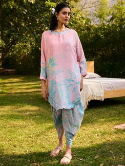 Saundh - Elara Tunic With Dhoti Pant- Multi-Color (Set of 2)