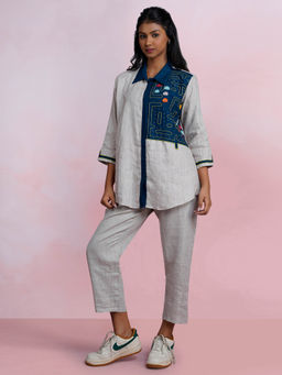 The House of Hemp - Storm Pac-Man Grey Shirt with Pant (Set of 2)