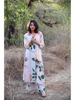 Oodeypore - Amalia Blue Kurta And Palazzo (Set of 2)