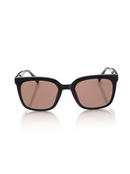 HASHTAG EYEWEAR - Brown UV Protection Square Full Rim Casual Women Sunglass - 58048-C3 (58)