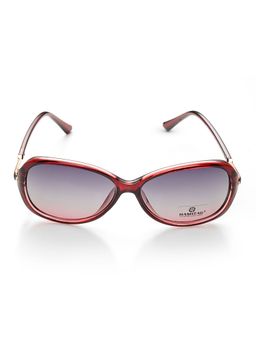 HASHTAG EYEWEAR - Brown UV Protection Butterfly Full Rim Casual Women Sunglass - 8231-Brown (56)