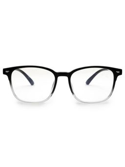 HASHTAG EYEWEAR - Clear Lens Hexagonal Full Rim Casual Unisex Computer Glass - HTEC-10092-G.BLK (45)