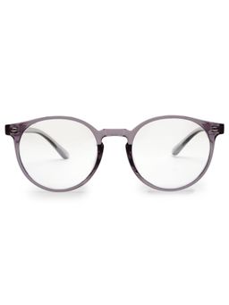 HASHTAG EYEWEAR - Clear Lens Round Full Rim Casual Unisex Computer Glass - HTEC-10102-PPL (46)