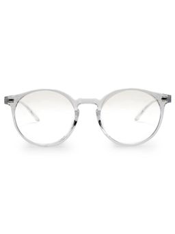HASHTAG EYEWEAR - Clear Lens Round Full Rim Casual Unisex Computer Glass - HTEC-10102-TRA (46)