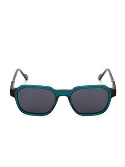 HASHTAG EYEWEAR - Black UV Protection Square Full Rim Casual Unisex Sunglass - HTMB1190_C5 (42)