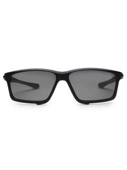 HASHTAG EYEWEAR - Black Rectangle Full Rim Casual Unisex Sunglass - HTSGEX-14112-C2 (43)