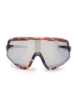 HASHTAG EYEWEAR - Grey UV Protection Square Full Rim Casual Unisex Sunglass - HT-SPORT-0102 C2 (63)