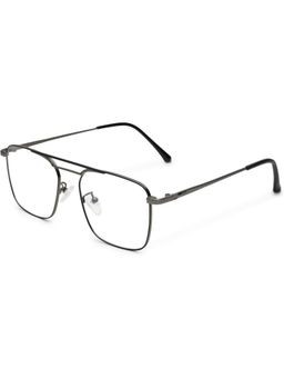 HASHTAG EYEWEAR - Clear Lens Rectangle Full Rim Casual Unisex Computer Glass - MLAB-1350912-C2 (43)