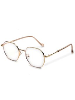 HASHTAG EYEWEAR - Clear Lens Hexagonal Full Rim Casual Unisex Computer Glass - MLAB-1351732-C5 (44)