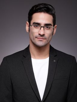 HASHTAG EYEWEAR - Clear Lens Square Half Rim Casual Unisex Eyeglass Frame - RAY-22A39-2-C4 (47)