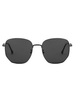HASHTAG EYEWEAR - Grey Square Full Rim Casual Unisex Sunglass - SEWA-1380032-GUN-GRY (50)