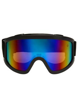 HASHTAG EYEWEAR - Blue Light Lens Square Full Rim Casual Unisex Sunglass - Snow-S105-MLTI-2 (88)