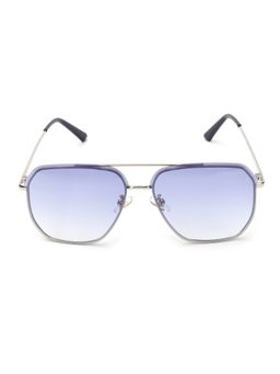 HASHTAG EYEWEAR - Blue Square Full Rim Casual Unisex Sunglass - Try (14) B80-431 C4 (52)
