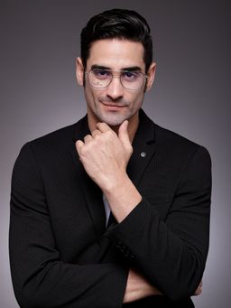 HASHTAG EYEWEAR - Clear Lens Square Full Rim Casual Unisex Eyeglass Frame - Wis.-35145-C7 (47)