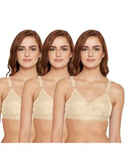 Bodycare - Pack of 3 B-C-D Cup Bra In Skin Colour