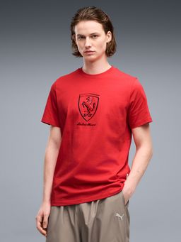 Puma - Scuderia Ferrari Tonal Shield Red Men's T-Shirt