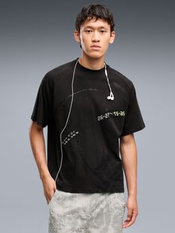 Puma - Clrt 2G Men's Black Relaxed Graphic T-Shirt