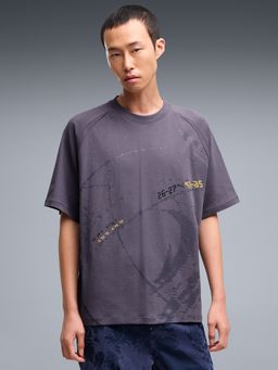 Puma - Clrt 2G Men's Grey Relaxed Graphic T-Shirt