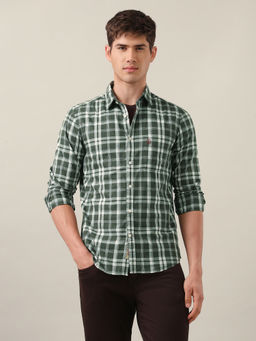 U.S. Polo Assn. Denim Co. - Men's Regular Fit Tartan Checked Shirt
