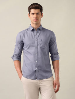 U.S. POLO ASSN. - Men's Tailored Fit Textured Shirt