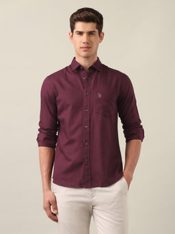 U.S. POLO ASSN. - Men's Tailored Fit Textured Shirt