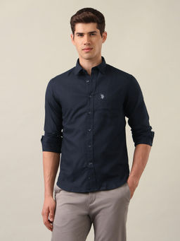 U.S. POLO ASSN. - Men's Tailored Fit Textured Shirt