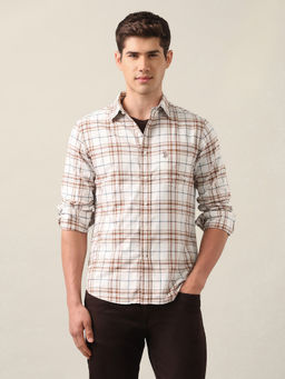 U.S. POLO ASSN. - Men's Tailored Fit Tartan Checked Shirt