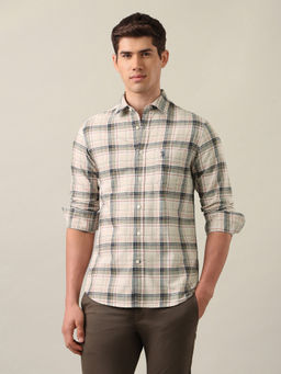 U.S. POLO ASSN. - Men's Tartan Checked Oxford Shirt
