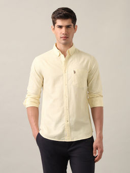 U.S. POLO ASSN. - Men's Vertical Striped Oxford Shirt