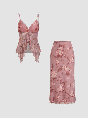 Cami Maxi Ruffled Skirt