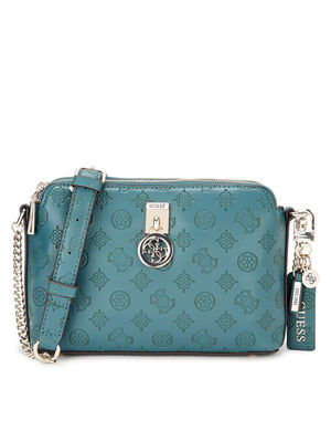 Buy Guess Blue Printed Sling Bag Online